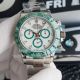 Swiss 7750 Rolex Daytona Watch The Ultimate Chronograph SS White Dial Green Ceramic Bezel (2)_th.jpg